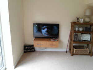 Wall Mounted TV - Starting To Look Good