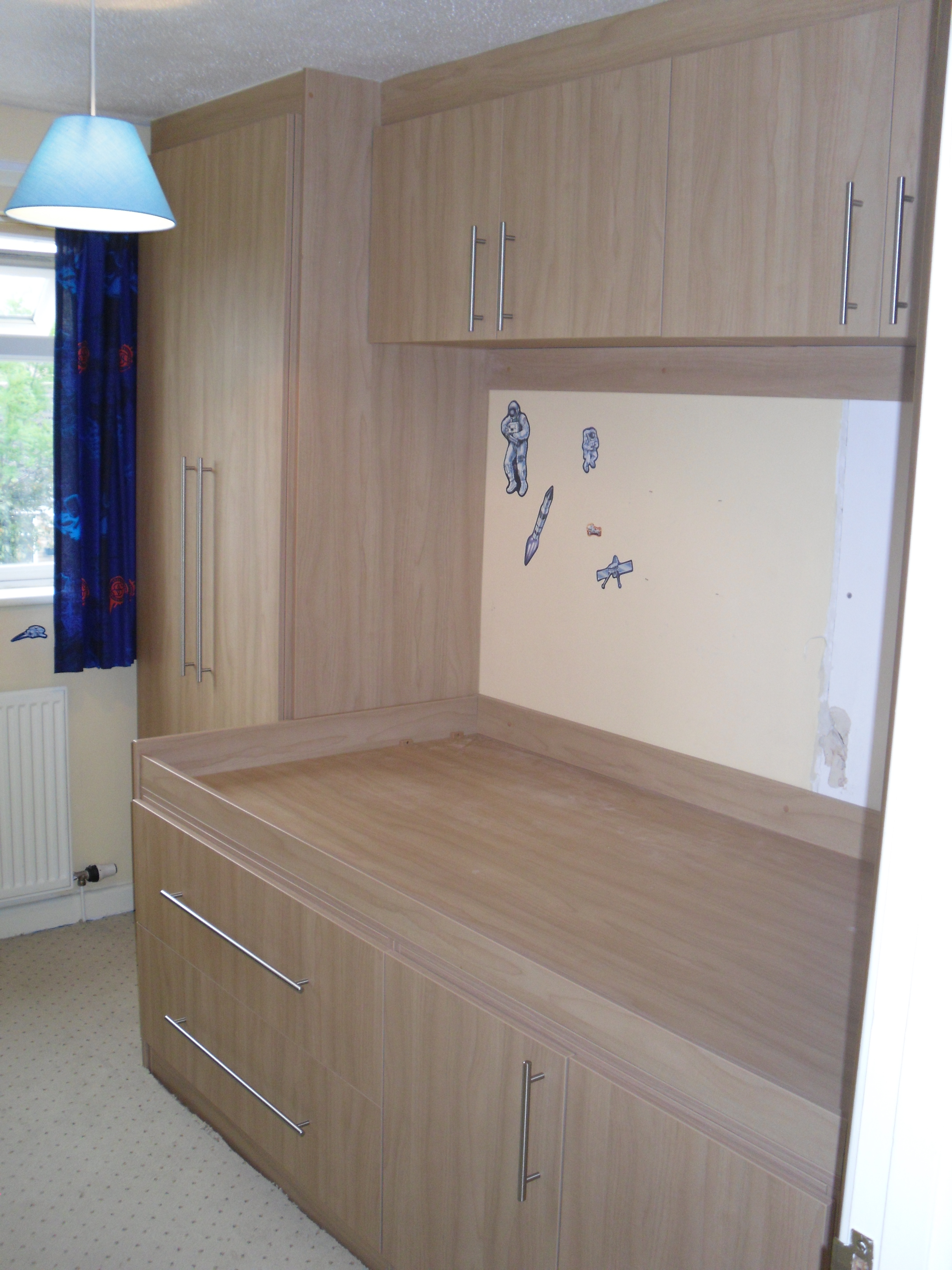 cabin bed with built in wardrobe