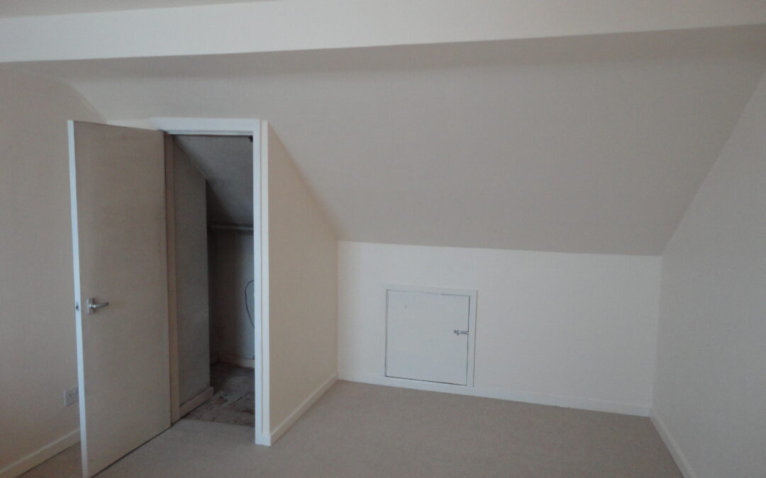 existing cupboard under eaves