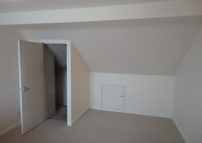 existing cupboard under eaves