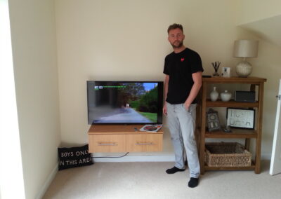 Mr G - Happy With His Wall Mounted TV Installation
