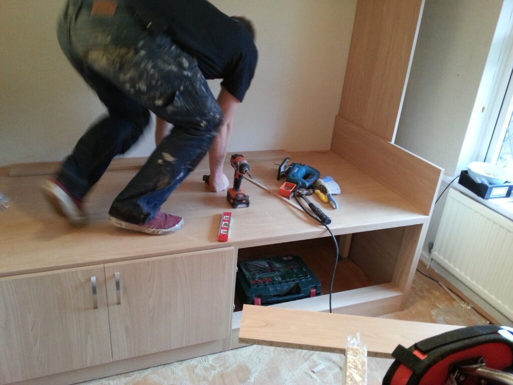 Lewis testing weight of cabin bed