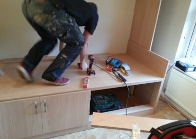 Lewis testing weight of cabin bed