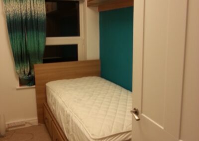 cabin bed with new mattress