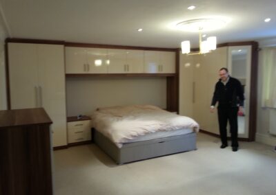 fitted wardrobes with happy customer