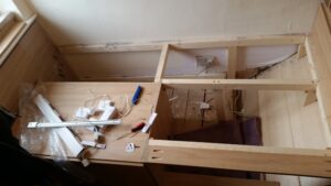 Cabin bed Under Construction