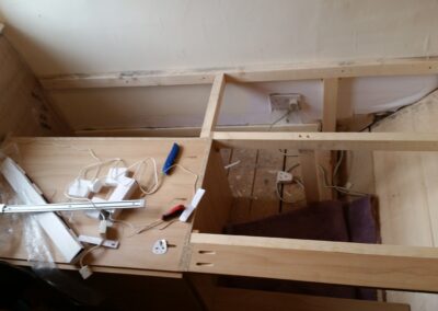 Cabin bed Under Construction