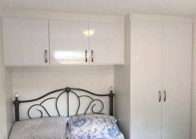 top box storage in small bedroom