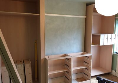 Wardobes In Alcoves With Drawers In Build