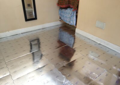 Cost effective laminate flooring installation going here
