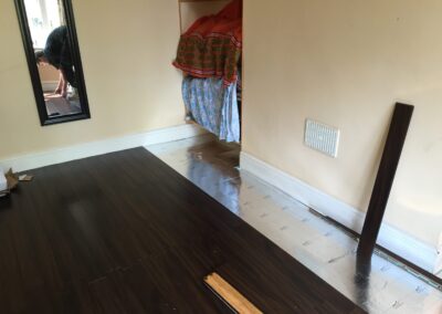 CoAst effective laminate flooring installation nearly finished