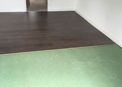 underlay ready to install the laminate flooring