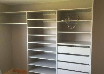 Drawers and shelves