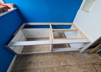 building the cabin bed